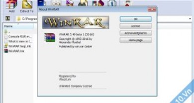 Download WinRAR 32bit 64bit 5.60 beta 4 mới nhất + Key bản quyền